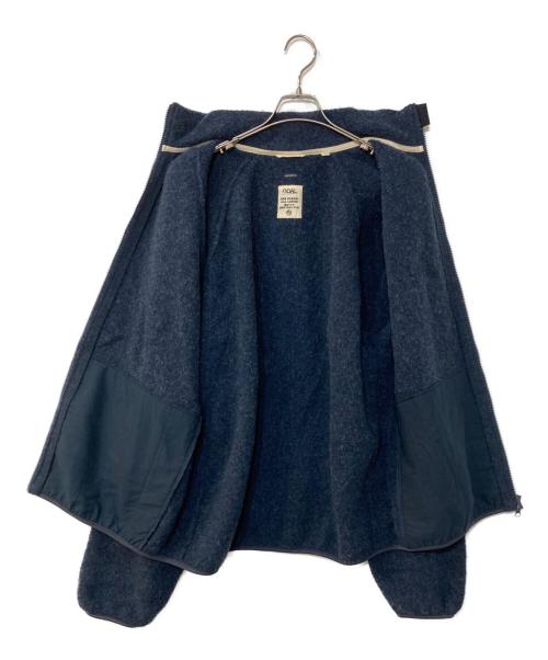 nanamica（ナナミカ）nanamica (ナナミカ) Boiled Wool ZIP UP Sweater ネイビー サイズ:Lの古着・服飾アイテム