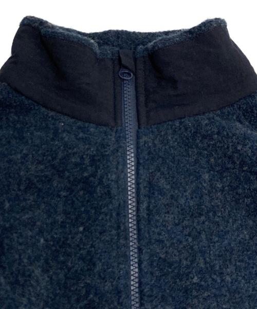 nanamica（ナナミカ）nanamica (ナナミカ) Boiled Wool ZIP UP Sweater ネイビー サイズ:Lの古着・服飾アイテム
