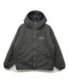 The Ennoy Professionalザ エンノイ プロフェッショナル）の古着「PADDED NYLON HOODIE 中綿ジャケット」｜グレー