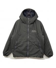 The Ennoy Professional（ザ エンノイ プロフェッショナル）の古着「PADDED NYLON HOODIE 中綿ジャケット」｜グレー