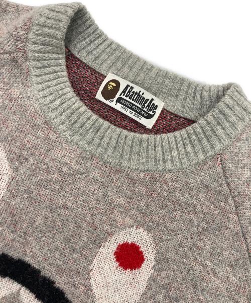 A BATHING APE（ア ベイシング エイプ）A BATHING APE (ア ベイシング エイプ) シャークセーター グレー サイズ:記載なしの古着・服飾アイテム