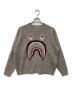 A BATHING APE（ア ベイシング エイプ）の古着「シャークセーター」｜グレー