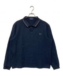 FRED PERRY（フレッドペリー）の古着「The Fred Perry Shirt / フレッドペリー長袖ポロシャツ」｜ネイビー