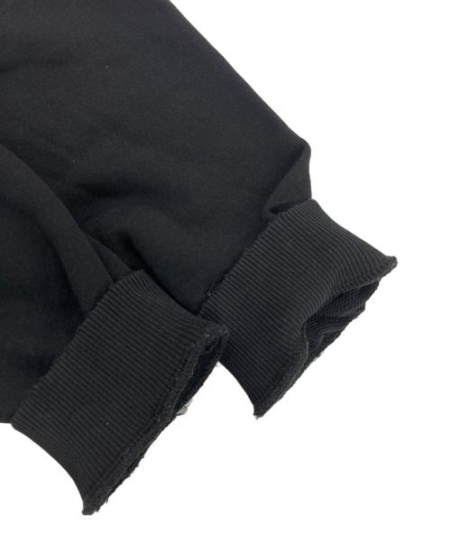 FRED PERRY（フレッドペリー）FRED PERRY (フレッドペリー) RAF SIMONS (ラフシモンズ) DESTROYED HOODED SWEATSHIRT ブラック サイズ:Ｍの古着・服飾アイテム