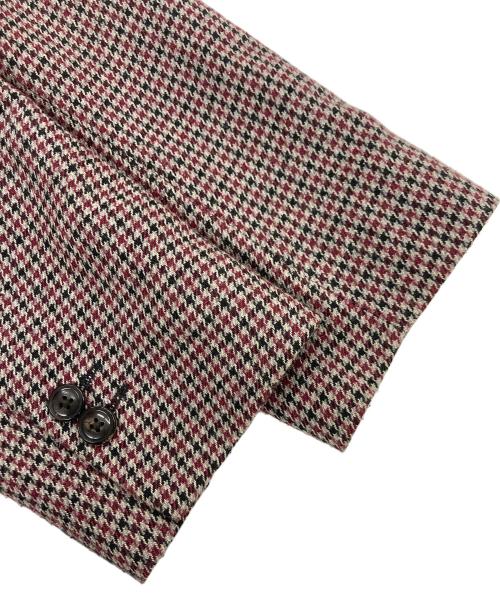 FRED PERRY（フレッドペリー）FRED PERRY (フレッドペリー) RAF SIMONS (ラフシモンズ) コラボテーラードジャケット ブラック×レッド サイズ:Ｍの古着・服飾アイテム