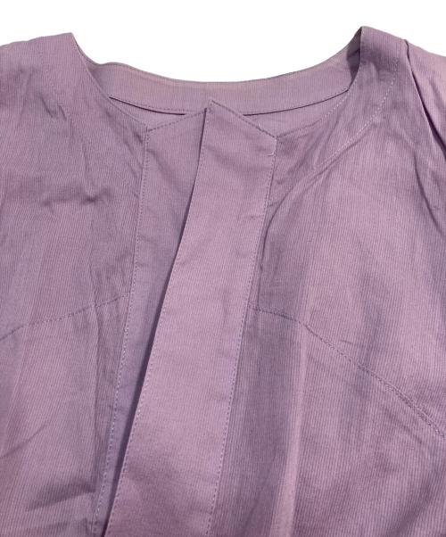 YOHJI YAMAMOTO（ヨウジヤマモト）YOHJI YAMAMOTO (ヨウジヤマモト) ノースリーブワンピース パープル サイズ:2の古着・服飾アイテム