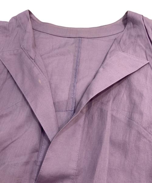 YOHJI YAMAMOTO（ヨウジヤマモト）YOHJI YAMAMOTO (ヨウジヤマモト) ノースリーブワンピース パープル サイズ:2の古着・服飾アイテム