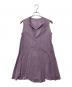 YOHJI YAMAMOTO（ヨウジヤマモト）の古着「ノースリーブワンピース」｜パープル
