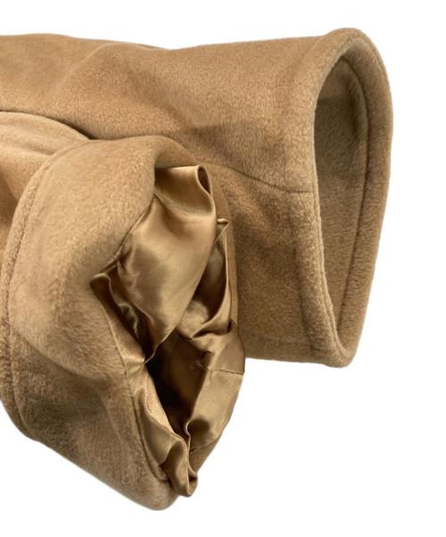 MaxMara（マックスマーラ）MaxMara (マックスマーラ) スタンドカラーコート ロングコート ベージュ サイズ:38の古着・服飾アイテム