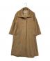 MaxMara（マックスマーラ）の古着「スタンドカラーコート ロングコート」｜ベージュ
