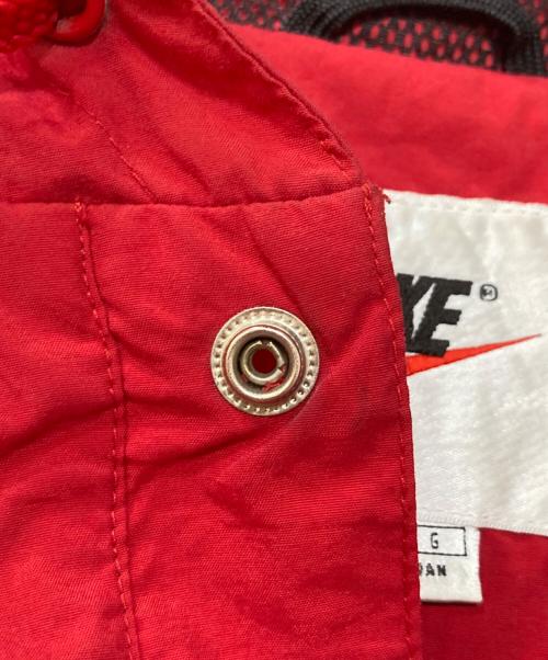 NIKE（ナイキ）NIKE (ナイキ) 90`sハーフスナップフーディ レッド サイズ:Lの古着・服飾アイテム