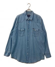 Wrangler（ラングラー）の古着「 Cowboy Cut Western Denim Work Shirt  90`sデニムウエスタンシャツ」｜インディゴ