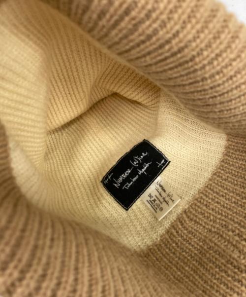 NUMBER (N)INE（ナンバーナイン）NUMBER (N)INE (ナンバーナイン) ウールニットビーニー ベージュ サイズ:ONE SIZEの古着・服飾アイテム