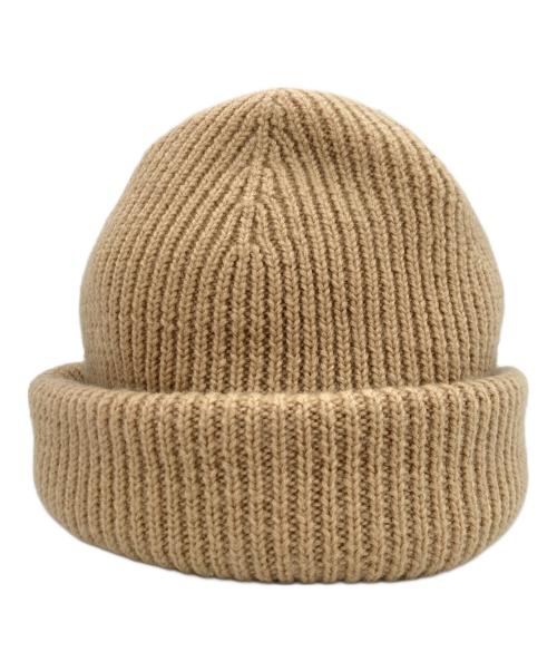 NUMBER (N)INE（ナンバーナイン）NUMBER (N)INE (ナンバーナイン) ウールニットビーニー ベージュ サイズ:ONE SIZEの古着・服飾アイテム