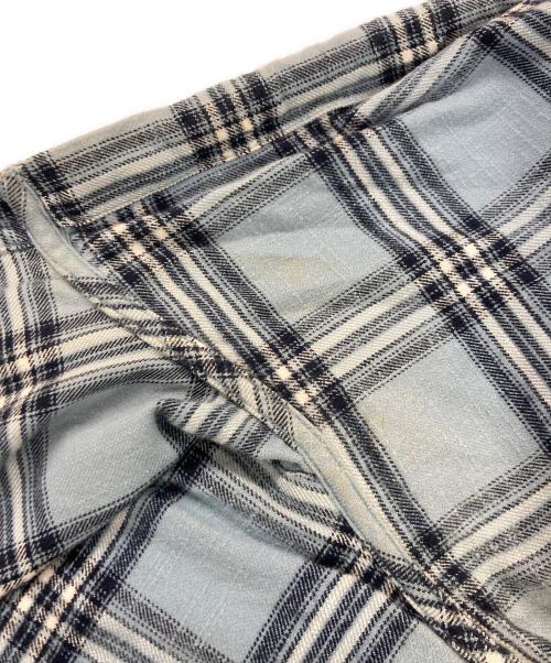 DIESEL（ディーゼル）DIESEL (ディーゼル) S-DEWNY-HOOD / フード付きシャツ ブルー サイズ:44の古着・服飾アイテム