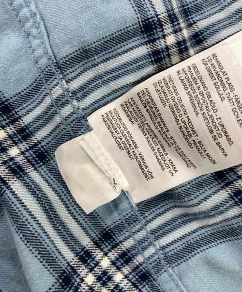 DIESEL（ディーゼル）DIESEL (ディーゼル) S-DEWNY-HOOD / フード付きシャツ ブルー サイズ:44の古着・服飾アイテム