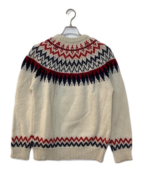 A PRACTICED HAND（ア プラクティスド ハンド）A PRACTICED HAND (ア プラクティスド ハンド) gim (ジム) ノルディックセーター ベージュ サイズ:記載なしの古着・服飾アイテム