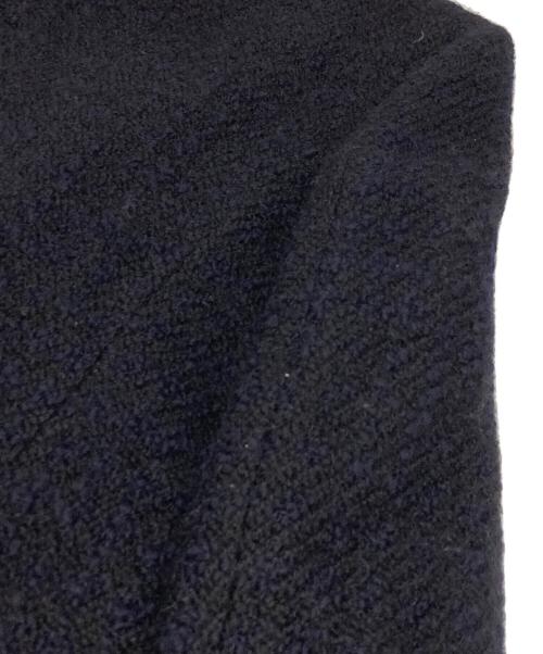 TOCCA（トッカ）TOCCA (トッカ) ノーカラーツイードコート ネイビーの古着・服飾アイテム