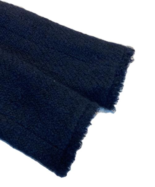 TOCCA（トッカ）TOCCA (トッカ) ノーカラーツイードコート ネイビーの古着・服飾アイテム