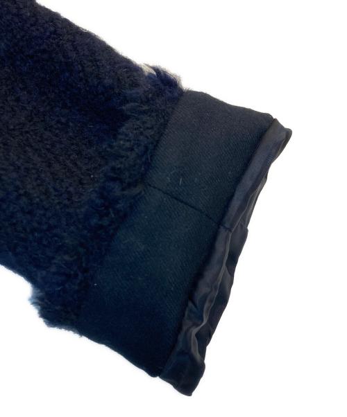 TOCCA（トッカ）TOCCA (トッカ) ノーカラーツイードコート ネイビーの古着・服飾アイテム