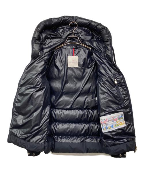 MONCLER（モンクレール）MONCLER (モンクレール) CARDERE GIUBBOTTO ダウンジャケット ネイビー サイズ:1の古着・服飾アイテム