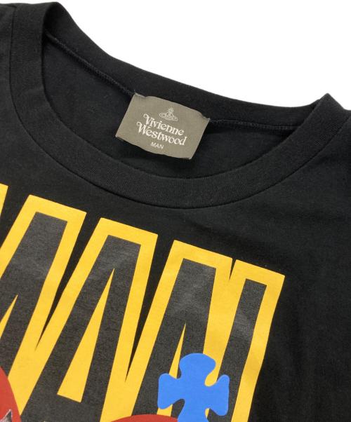 Vivienne Westwood man（ヴィヴィアン ウェストウッド マン）Vivienne Westwood man (ヴィヴィアン ウェストウッド マン) SEA MONSTER MIX PULLOVER / “SEA MONSTER” プルオーバー ミックス トップ ブラック サイズ:Fの古着・服飾アイテム