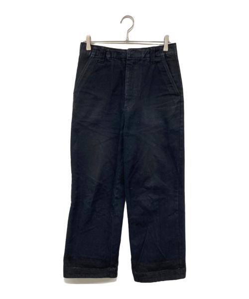 Acne studios（アクネ ストゥディオス）Acne studios (アクネ ストゥディオス) コットンツイルトラウザーパンツ ネイビー サイズ:44の古着・服飾アイテム