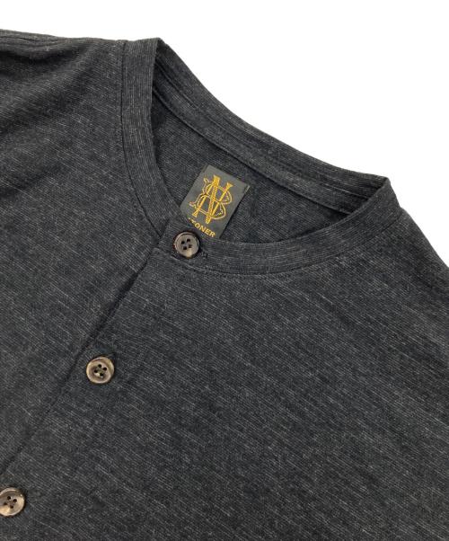 BATONER（バトナ―）BATONER (バトナ―) クルーネックカーディガン ブラック サイズ:2の古着・服飾アイテム