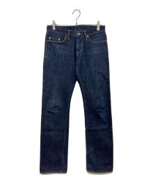 Hysteric Glamour（ヒステリックグラマー）の古着「スタッズ セルビッチ デニムパンツ」｜インディゴ