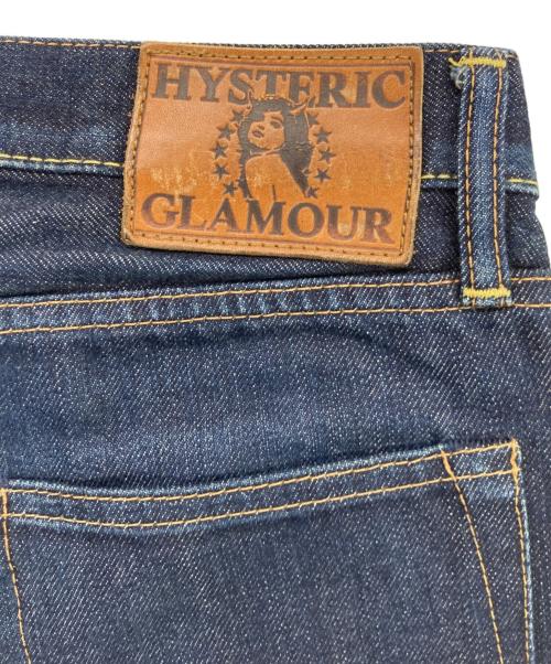 Hysteric Glamour（ヒステリックグラマー）Hysteric Glamour (ヒステリックグラマー) スタッズ セルビッチ デニムパンツ インディゴ サイズ:W30の古着・服飾アイテム