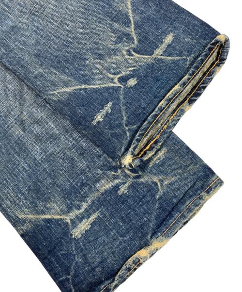 Hysteric Glamour（ヒステリックグラマー）Hysteric Glamour (ヒステリックグラマー) ダメージ加工スタッズデニムパンツ インディゴ サイズ:W30の古着・服飾アイテム