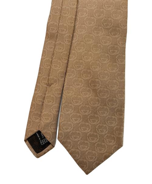GUCCI（グッチ）GUCCI (グッチ) インターロッキングシルクネクタイ ベージュ サイズ:なしの古着・服飾アイテム