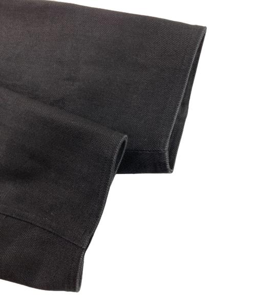 CristaSeya（クリスタセヤ）CristaSeya (クリスタセヤ) 襟レザー OVERSIZED BLOUSON WITH LEATHER PATCH ブラック サイズ:Mの古着・服飾アイテム