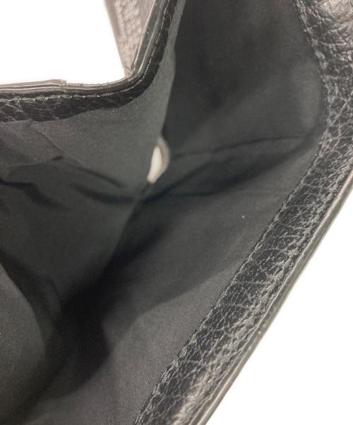 Maison Margiela（メゾンマルジェラ）Maison Margiela (メゾンマルジェラ) 3つ折り財布　グレインレザー コンパクト ウォレット ブラックの古着・服飾アイテム