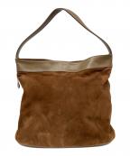 minitmuteミニミュート）の古着「Tobo L Woody ゴートスウェードワンショルダーバッグ」｜ブラウン