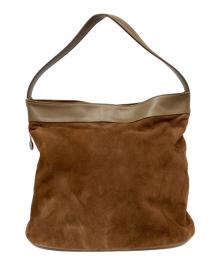 minitmute（ミニミュート）の古着「Tobo L Woody ゴートスウェードワンショルダーバッグ」｜ブラウン