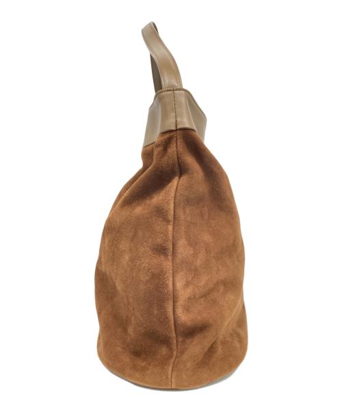 minitmute（ミニミュート）minitmute (ミニミュート) Tobo L Woody ゴートスウェードワンショルダーバッグ ブラウンの古着・服飾アイテム
