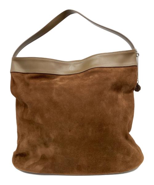 minitmute（ミニミュート）minitmute (ミニミュート) Tobo L Woody ゴートスウェードワンショルダーバッグ ブラウンの古着・服飾アイテム