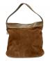 minitmute（ミニミュート）の古着「Tobo L Woody ゴートスウェードワンショルダーバッグ」｜ブラウン