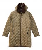 ）の古着「キルティングコート」｜ベージュ