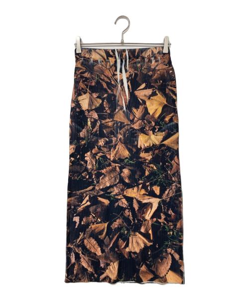 NON TOKYO（ノントーキョー）NON TOKYO (ノントーキョー) RIB TIGHT SKIRT B.PRINT B / 転写プリントリブスカート マルチカラー サイズ:FREEの古着・服飾アイテム