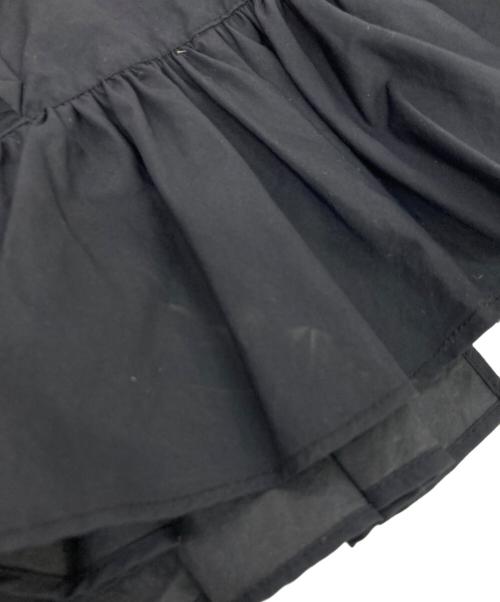 NON TOKYO（ノントーキョー）NON TOKYO (ノントーキョー) FRILL FIELD VEST / ナイロンベスト ブラック サイズ:FREEの古着・服飾アイテム