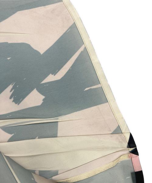 NON TOKYO（ノントーキョー）NON TOKYO (ノントーキョー) ダイレクトプリン卜リブギャザーワンピース ブラック×ピンク サイズ:FREEの古着・服飾アイテム