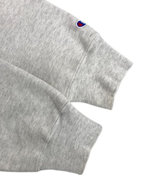 Champion REVERSE WEAVE（チャンピオン リバース ウィーブ）Champion REVERSE WEAVE (チャンピオン リバース ウィーブ) 00S 三段プリントクルーネックスウェット グレー サイズ:Lの古着・服飾アイテム