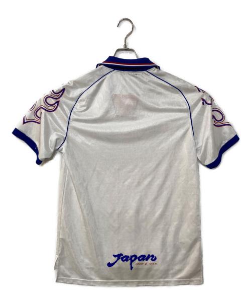asics（アシックス）asics (アシックス) 98`sゲームシャツ ホワイト サイズ:Lの古着・服飾アイテム