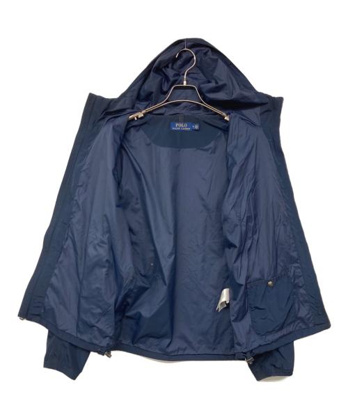 POLO RALPH LAUREN（ポロ・ラルフローレン）POLO RALPH LAUREN (ポロ・ラルフローレン) シェルフーデッドジャケット ネイビー サイズ:Mの古着・服飾アイテム