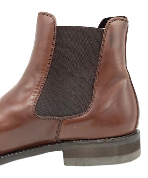 berwick（バーウィック）berwick (バーウィック) サイドゴアブーツ ブラウン サイズ:42の古着・服飾アイテム