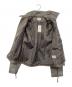 中古・古着 CAMPHOR WOOD (カンファーウッド) FADED SHORT LENGTH PU-LEATHER JACKET グレー サイズ:L 未使用品：15000円