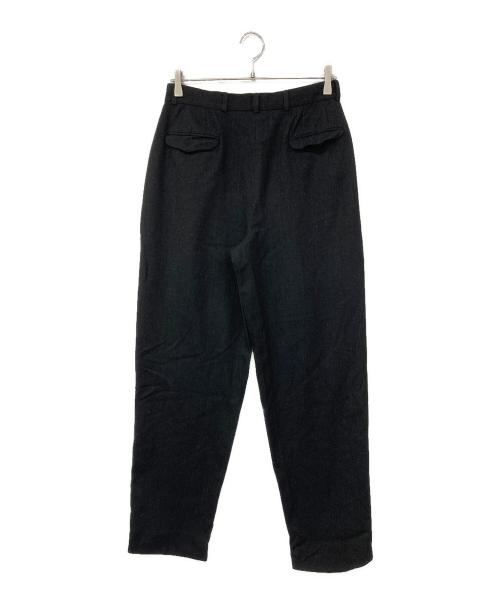 GIORGIO ARMANI（ジョルジョアルマーニ）GIORGIO ARMANI (ジョルジョアルマーニ) 90`Sウールテーパードパンツ ブラック サイズ:42の古着・服飾アイテム