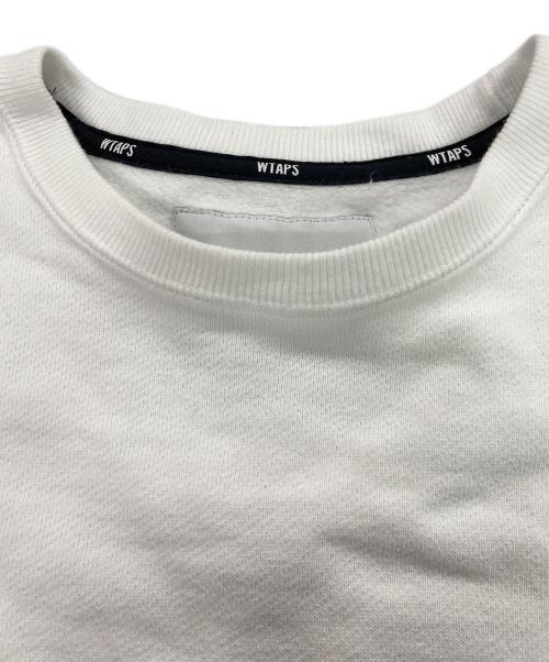 WTAPS（ダブルタップス）WTAPS (ダブルタップス) SIGN 02/SWEATER/COTTON スウェット ホワイト サイズ:02の古着・服飾アイテム